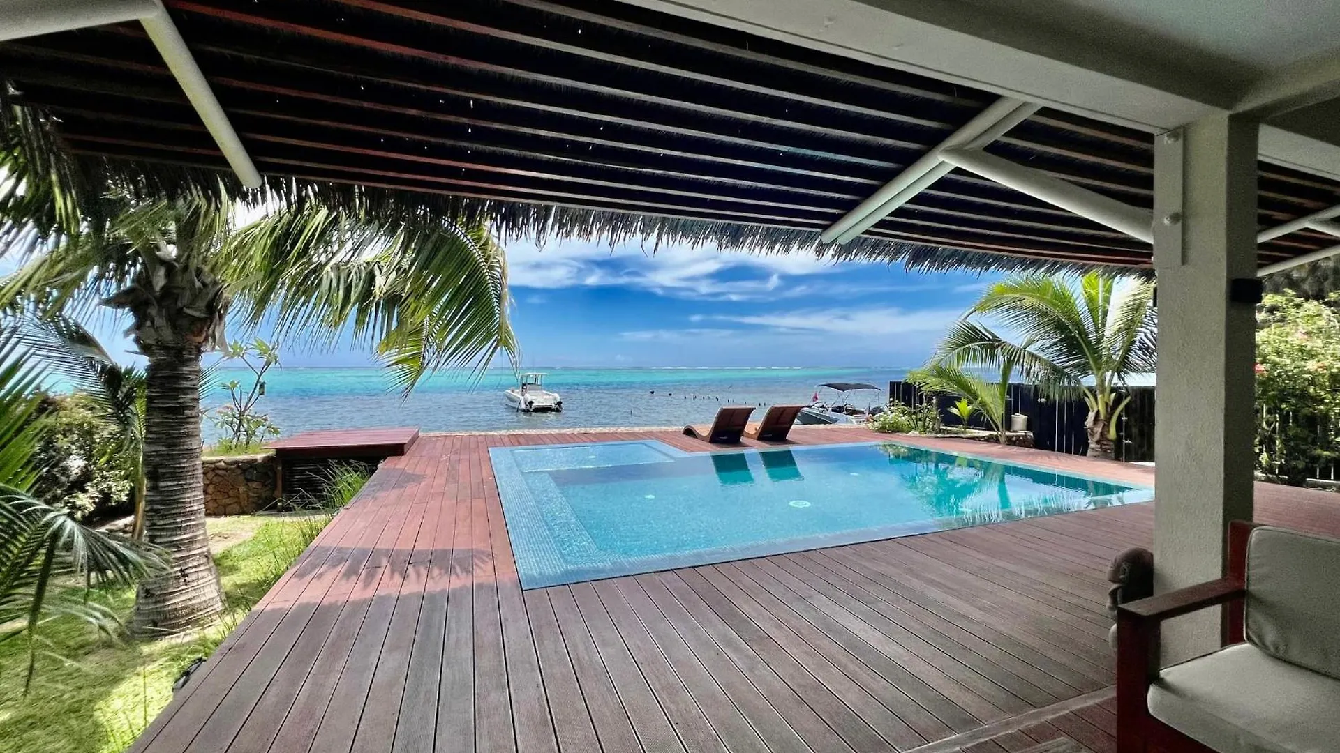Villa Iti - 3Br Oceanfront Villa W Beautiful Pool Maharepa  Maharepa (Moorea)