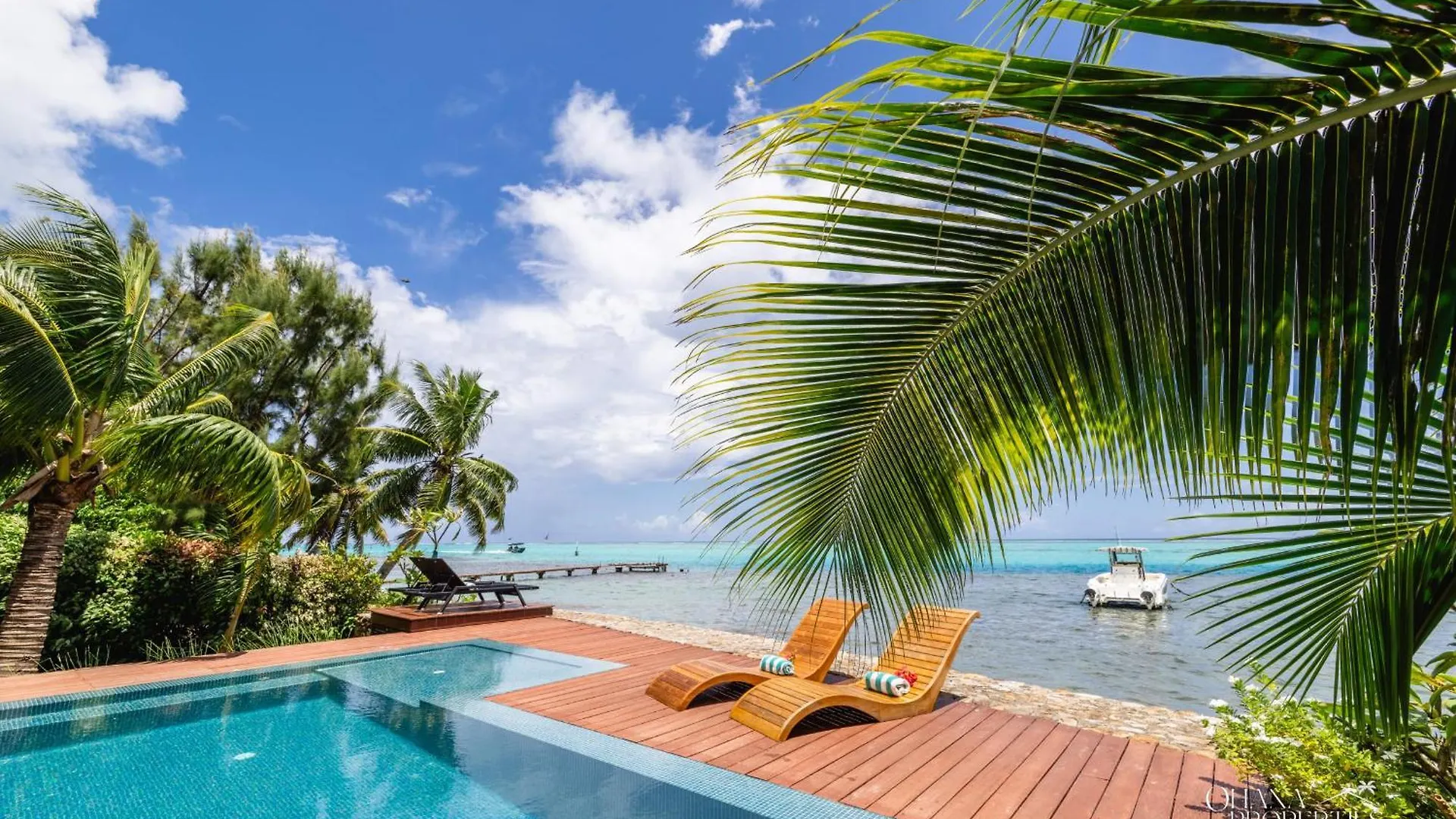 Villa Iti - 3Br Oceanfront Villa W Beautiful Pool Maharepa